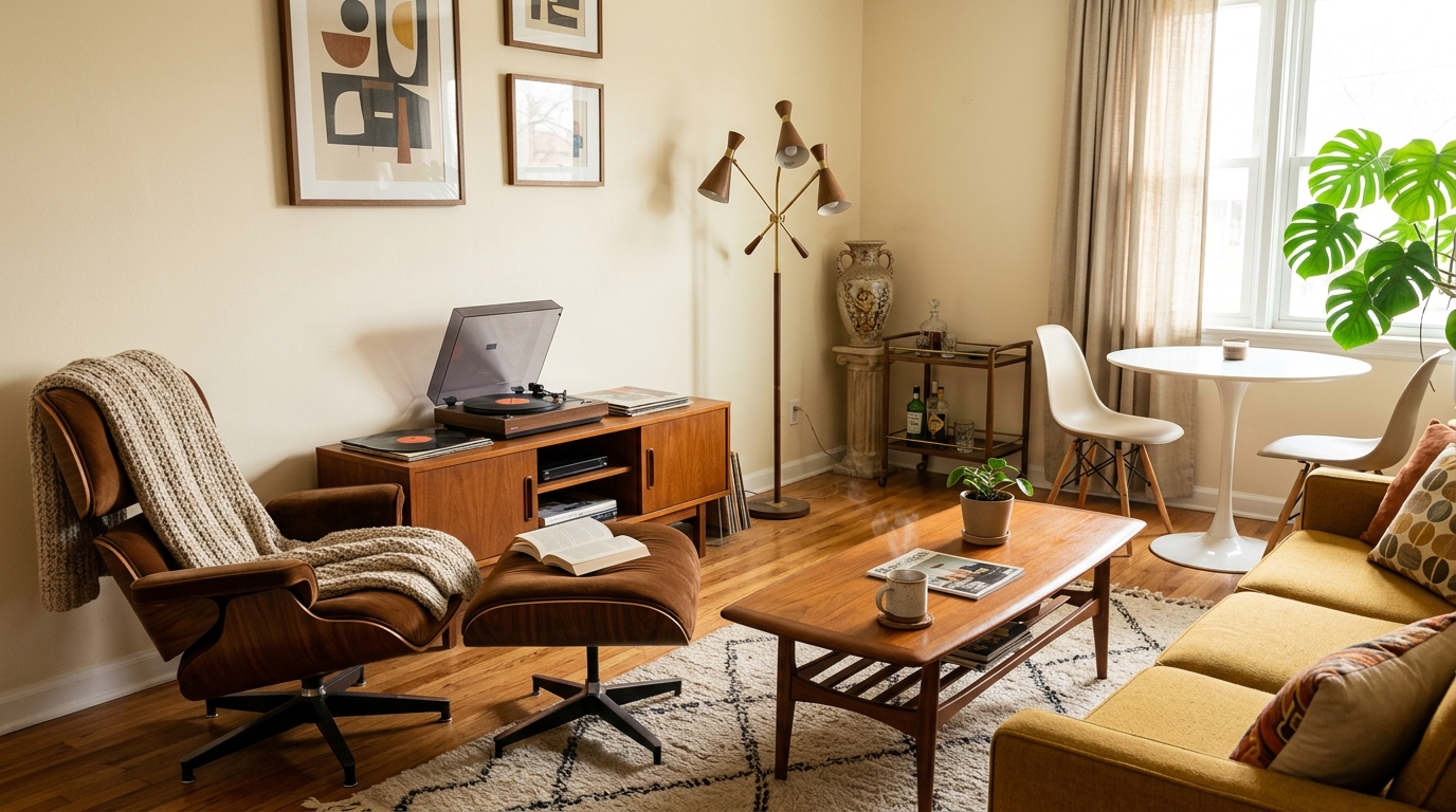 Mid Century Modern Living Room