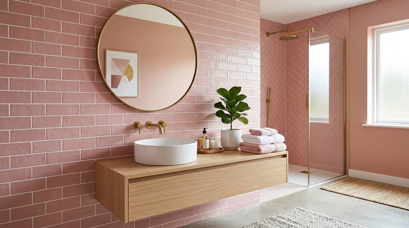 Pink bathroom ideas
