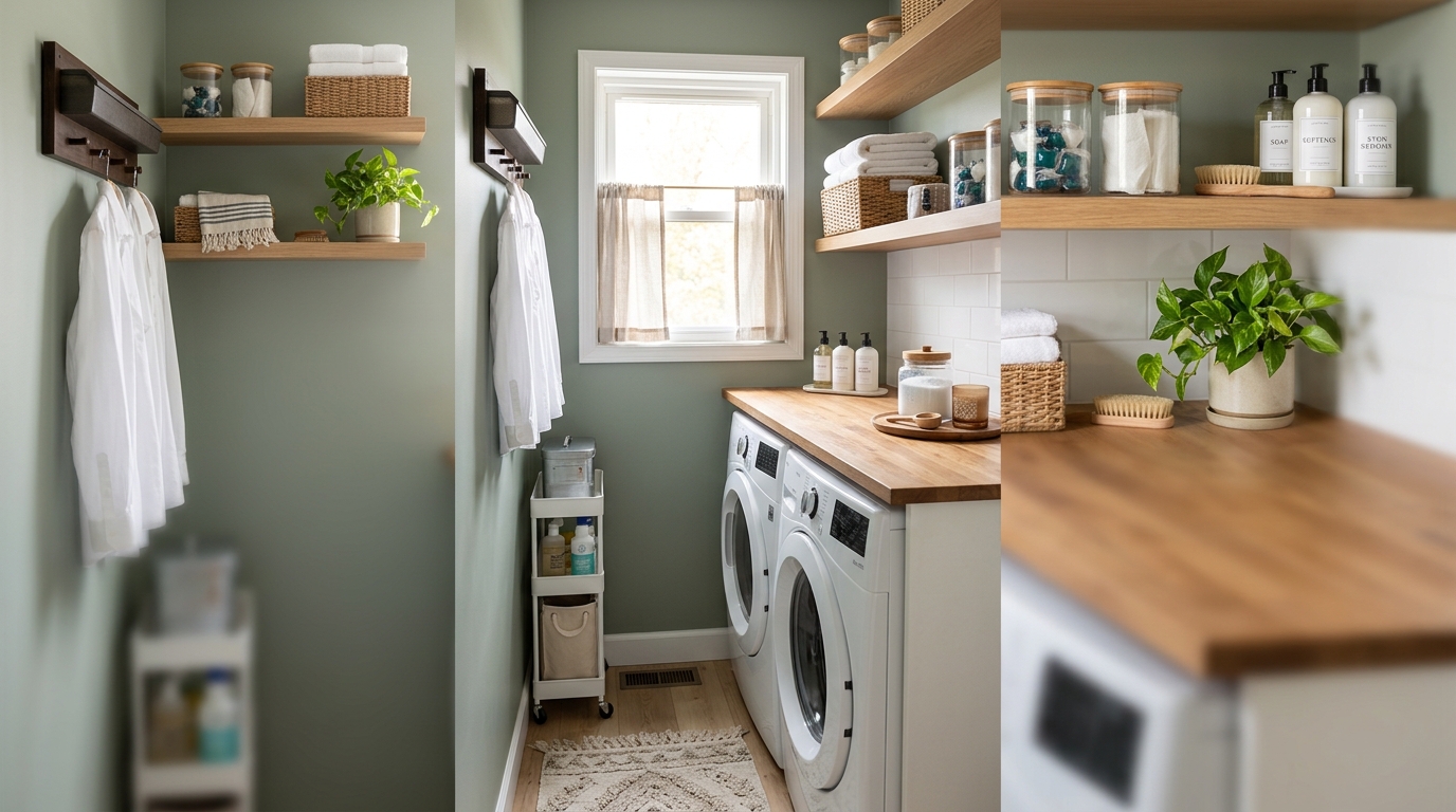 Small Laundry Room Makeover