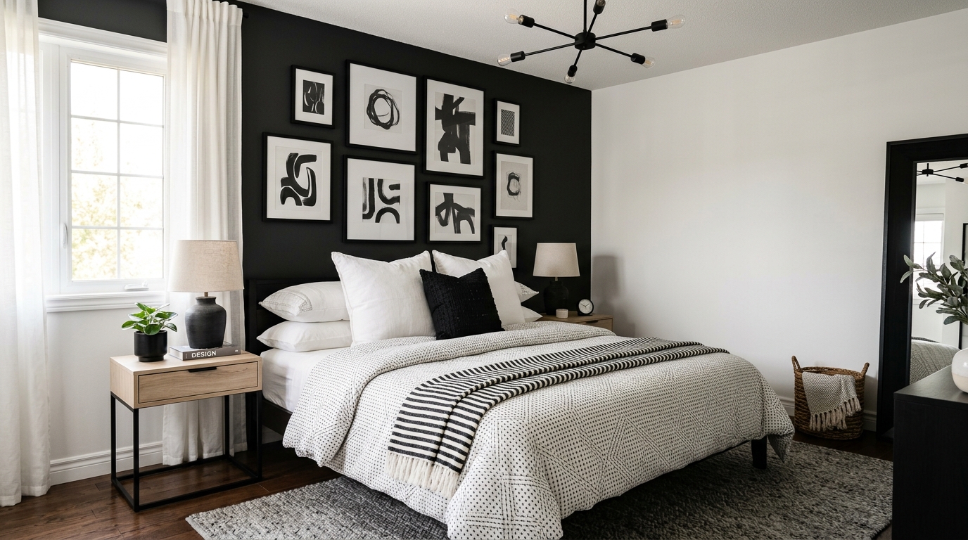 17 Black and White Bedroom Ideas I Actually Tried to Fix My Boring Room (Pinterest Lies Included)