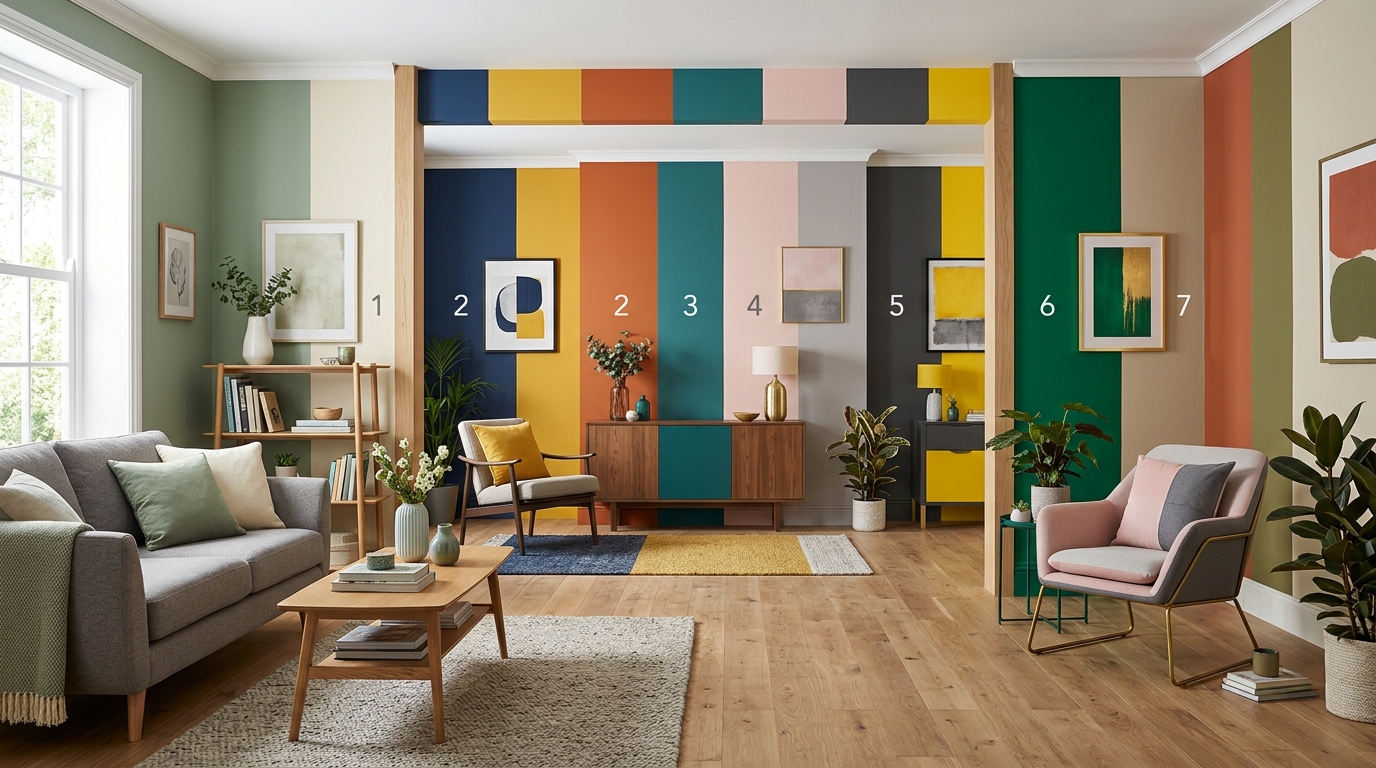 Living Room Color Combination