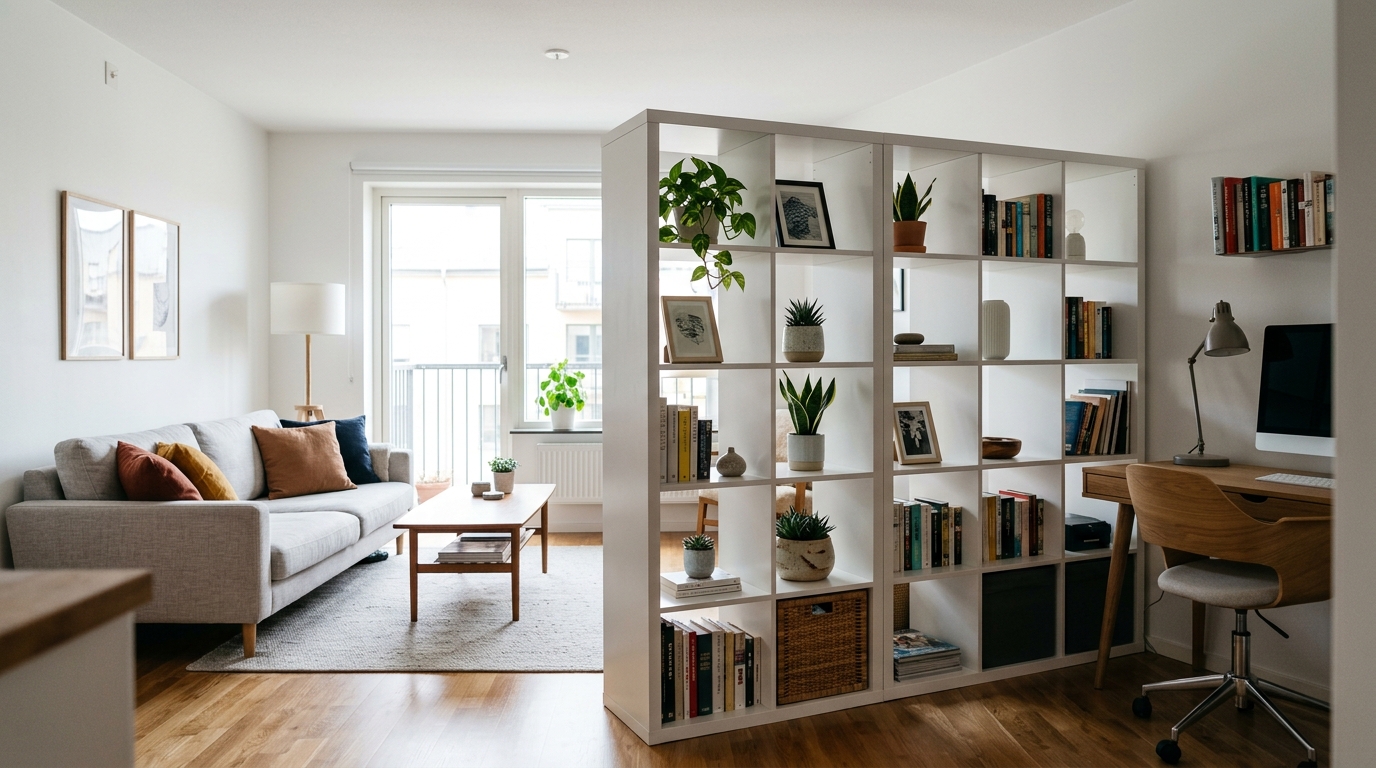 Living Room Partition Ideas