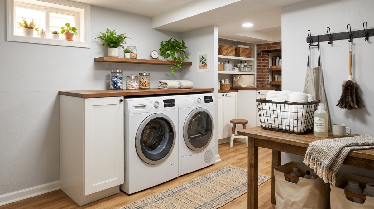 Basement Laundry Room Ideas