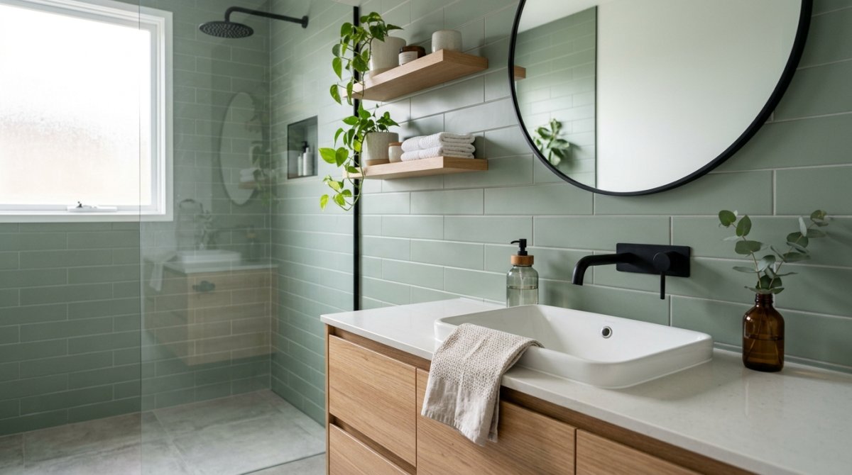 Sage Green Bathroom Aesthetic