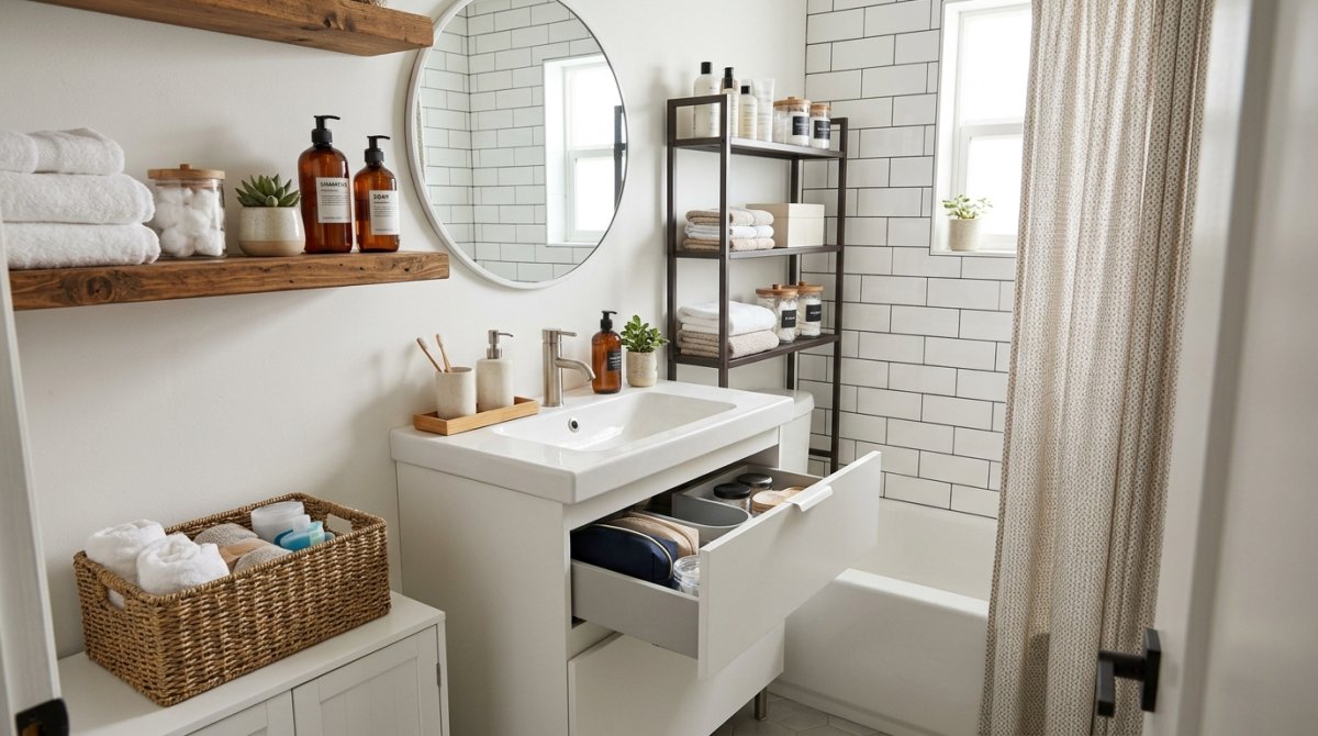 Small Bathroom Storage Solutions